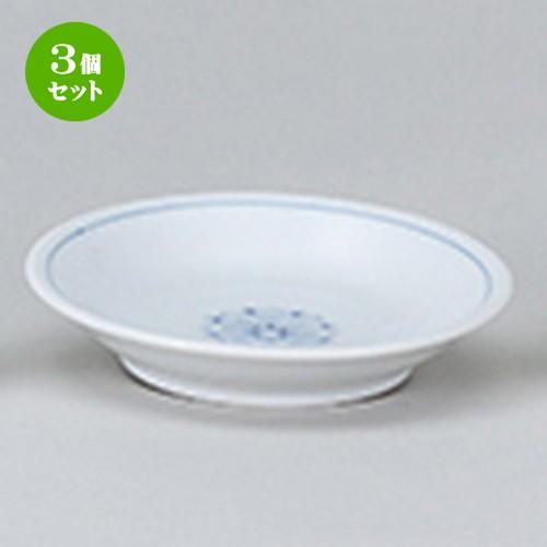 3個セット 中華オープン 中華食器 / 染付鳳凰 3.5皿 寸法：11.3 x 2.2cm