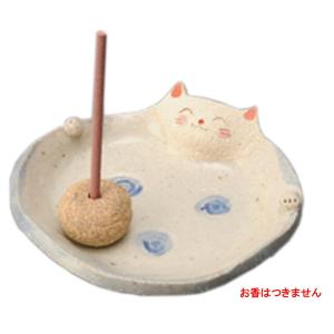 香皿 ふっくら 香皿（ネコ） [8.5×高さ2cm] | おしゃれ かわいい ギフト｜setomono-honpo