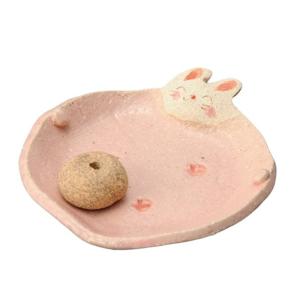 香皿 ふっくら 香皿（ウサギ） [8.5×高さ2cm] | おしゃれ かわいい ギフト｜setomono-honpo