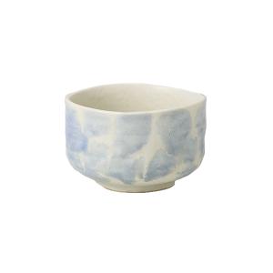 ブルーたたき 抹茶碗 寸法:10.5×7.2cm | 抹茶茶碗｜setomono-honpo