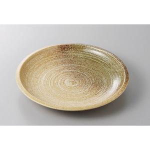 ☆ 丸大皿 白刷毛土灰釉尺皿 [ φ32.3 x 4.2cm ] 【 料亭 旅館 和食器