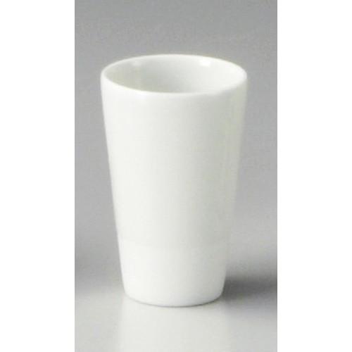 ☆ 酒器 ☆ 白磁一献盃ストレートミニ [ φ4.5 x 7cm 80cc ] 【 居酒屋 Bar ...