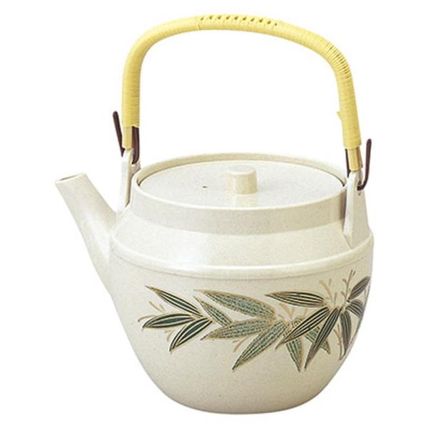 和食器 土瓶 / (TA)耐熱ABS土瓶 志野2色笹(大)(1.8L)(洗) 寸法: φ21.5 x...
