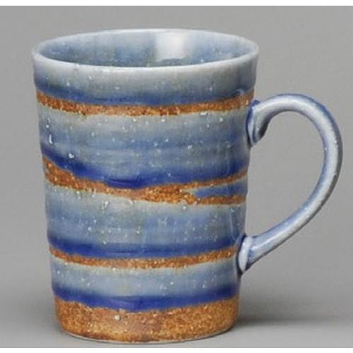 ☆ マグカップ ☆ 青うずマグ [ 80 x 100mm・300cc ] 【レストラン カフェ 喫茶...