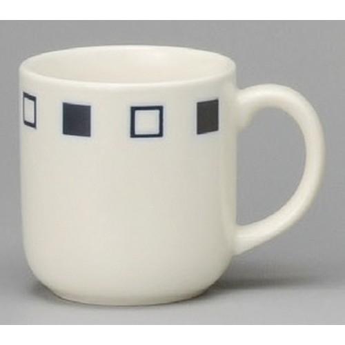 ☆ マグカップ ☆ クリームスクエアブルーマグ [ 80 x 850mm・280cc ] 【レストラ...