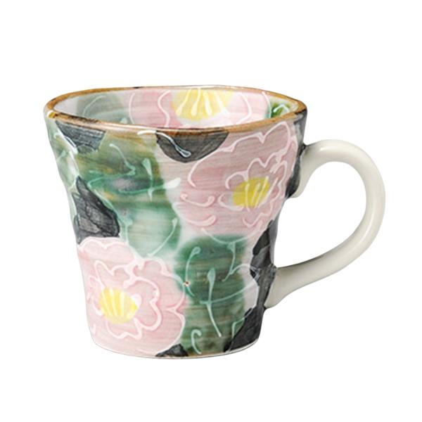 食器 / 赤いボタンマグ 寸法:120×90×80mm