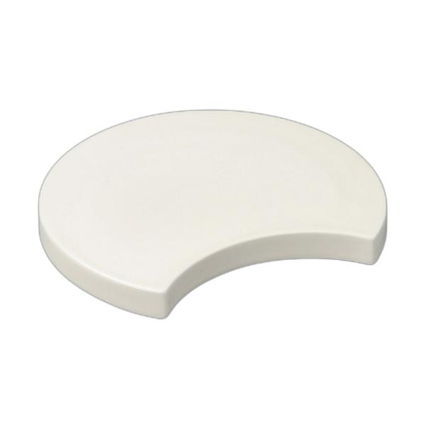 クリームマット半月皿 [ 19.5×14.5×2.5cm ] | 変形皿 | 食器 かわいい おしゃ...