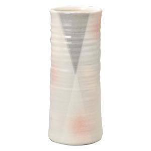 白灰30cm円筒花瓶 寸法:12×30cm | 実用品の商品画像