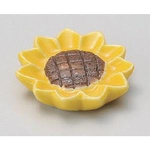 茶道具 香合 / 染付変リ型香合 銀杏（洞華園作） 化粧箱入 寸法:7×2.2