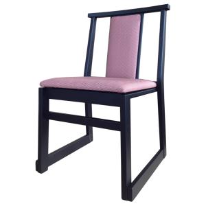 高座椅子 背もたれ縦型L1824 スティル赤 [ 53×49×78(43)cm・約6.8kg 6,800g ]ベトナム製 木製 | 椅子 | 食器 かわいい おしゃれ プレゼント ギフト 自宅用｜setomono-honpo