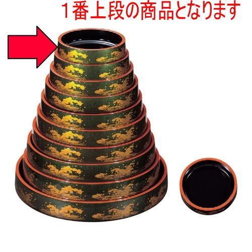 寿司 D.X富士型桶グリーンパール波7寸 [22.0φ x 5.5cm] ABS樹脂 (7-459-...