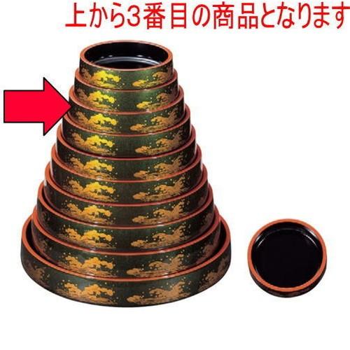 寿司 D.X富士型桶グリーンパール波9寸 [28.0φ x 6.0cm] ABS樹脂 (7-459-...