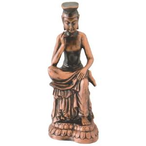 仏像 金 ミロク 菩薩 （大） 陶器 置物