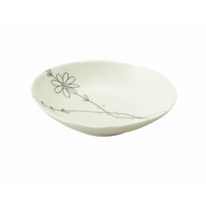 フラワーライン　五〇楕円深皿