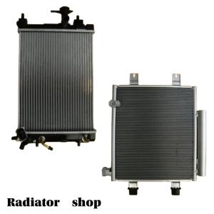 新品 ラジエーター コンデンサー 2点セット タント LA600S LA610S