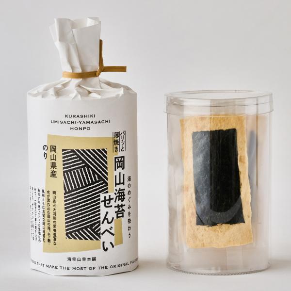 パリッと薄焼き　岡山海苔せんべい