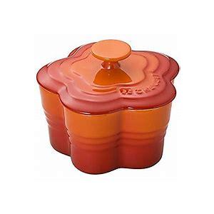 LE CREUSET(ル・クルーゼ) ラムカンフルールS (蓋付) 910167 オレンジ｜setoyasupply