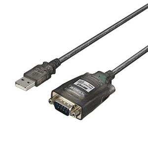 N バッファロー 0.5m USBシリアル変換ケーブル ブラックスケルトン
