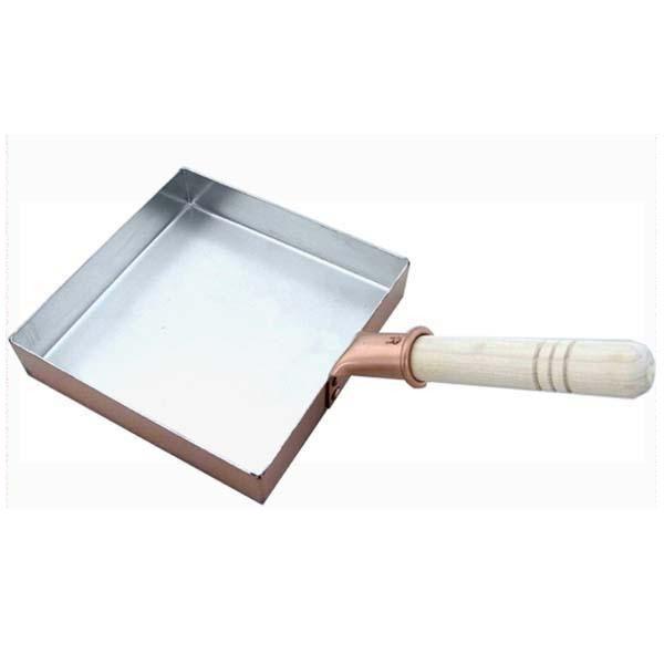 【値下げ】 中村銅器製作所　銅製　卵焼き鍋　角型　18cm