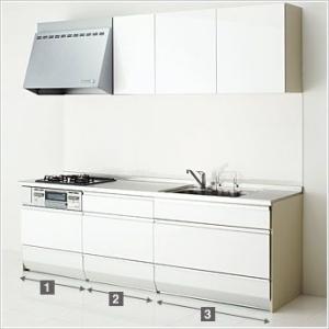 クリナップ システムキッチン クリンレディ 基本W2250　扉カラーD　熊本限定