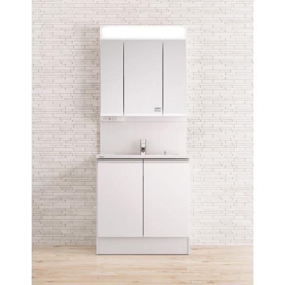 C Line (シーライン) 収納3面鏡・スライド扉+片開き扉 W75cm・タイプA 熊本限定