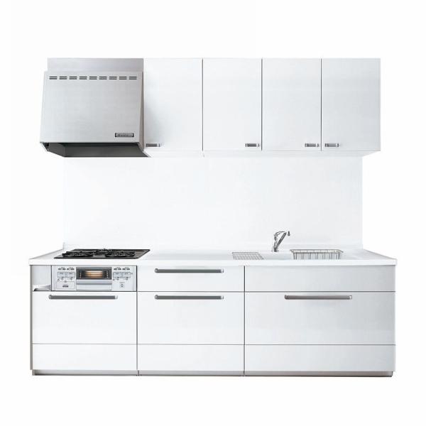 リフォムス パナソニック　システムキッチン　 I 型 間口2550mm 標準ガスコンロプラン (扉1...