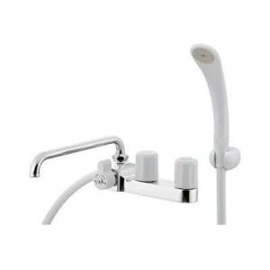 [152-303]KAKUDAI/カクダイ　2ハンドルシャワー混合栓〈152-302の後継品〉