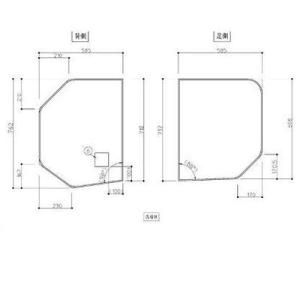 INAX [YFK-1580C(2)]INAX/LIXIL 風呂フタ 3枚1組 : 設備プラザ