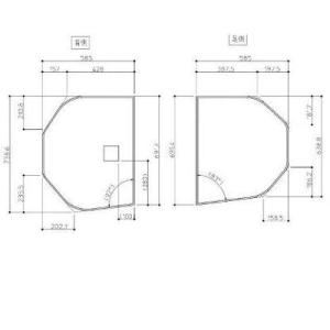 [AFKKS81069KSAA21W]TOTO　浴室部材　 KA120STDらくかる2枚