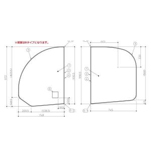 TOTO ラクかるふろふた お風呂用品 ふた EKKS3NRAA21WN 楽天市場】【EKKS3NRAA21WN】TOTO 風呂ふた 1300YRラクカル蓋2枚R 部品