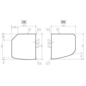 TOTO風呂ふた 2枚セット ホワイト TOTO お風呂のふた 風呂ふた 組み合わせ式 組みふた ST 2枚風呂