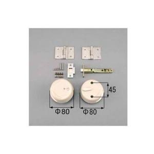 [C5X02]LIXIL/トステム 錠・丁番セット 室内ドア部品