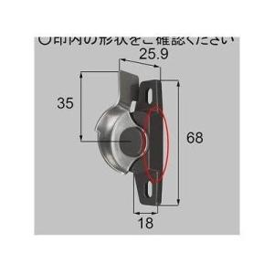 [C8NCL20T]トステム/LIXIL/新日軽　部材　クレセント　マド用 ブラウン