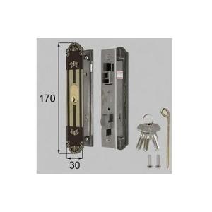 [DDZZ112]LIXIL/トステム 部材　内外錠　外障子用 玄関引戸部品