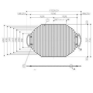 TOTO お風呂のふた 風呂ふた シャッター式 巻きふた ゆるリラ浴槽 1600