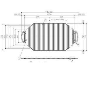 [EKK80083W]TOTO 140クレイドルシャッター風呂蓋