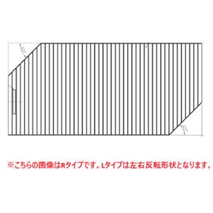 [EKK80090WL]TOTO　1600ラウンドシャッタ−フロフタ　L(160ラウンドシャッター風呂蓋L)