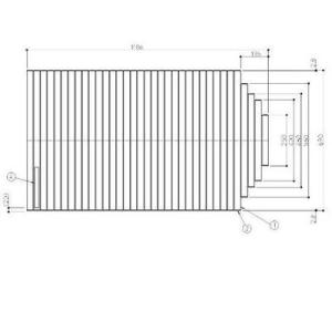 [EKK81022W4]TOTO 12用シヤツター式風呂蓋