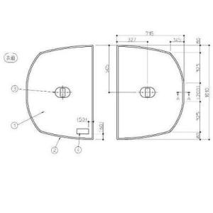 TOTO [EKK84161WR1]TOTO 風呂ふた 1400クレイドル断熱風呂蓋R : 設備