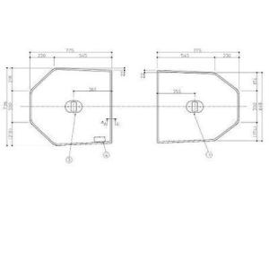 [AFEKK81046WWG3]TOTO　2マイワリフタ　2枚割蓋　〈EKK81046WWG3の後継...