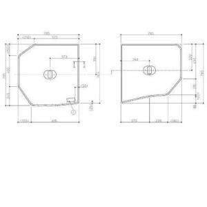 [EKK81092WR3]TOTO　2マイワリフタR ワイドヨクソ−　2枚割蓋Rワイド浴槽　