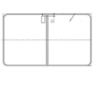 [EKK84080W5]TOTO　風呂ふた　コク−ン14・80ヨクソ−ワリフタ　ホオン 14コクーン...