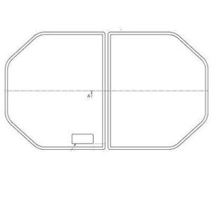 TOTO 風呂ふた 巻蓋 把手付 AFEKK710W4 ※旧品番：EKK710W4 : 建材と住