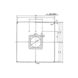 [FFB-DKC-B]リンナイ　オプション　部材　給排気筒取付金具B　縦型