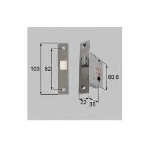 GOAL ロック錠 LF-4Z 386P ユニットバス向け ドア厚29~30mm : 川西