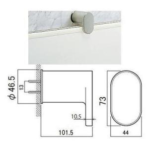 [GTD9GVR1352] パナソニック 風呂フタフック　メッキ製メタル　101.5mm　断熱組フタ...