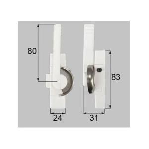 [HAKEY72L]トステム/LIXIL/新日軽　部材　クレセント　ホワイト