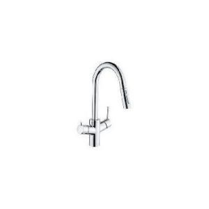 [HGM13806T]　CERA/セラ キッチン用浄水器兼用湯水混合栓　スパウト引出しタイプ タリス...