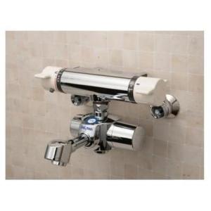 [HS-72XMTN]デルマン 横形壁付自動水栓　混合栓付　オートストップ　防水仕様IPX5　Mサイ...