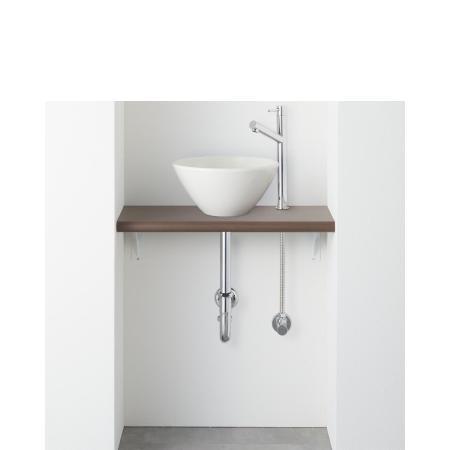 [HW01C602-Y1V25]三栄水栓 ANYPLUS 手洗カウンターセット 手洗器ホワイト単水栓...